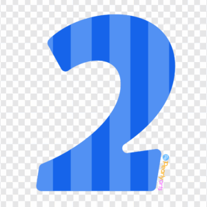 FREE Number Two Clipart WM | Pearly Arts