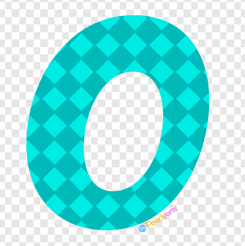 FREE Number Zero Clipart WM | Pearly Arts