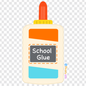 FREE School Glue Clipart WM | Pearly Arts