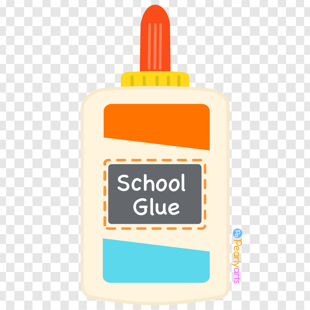FREE School Glue Clipart WM | Pearly Arts