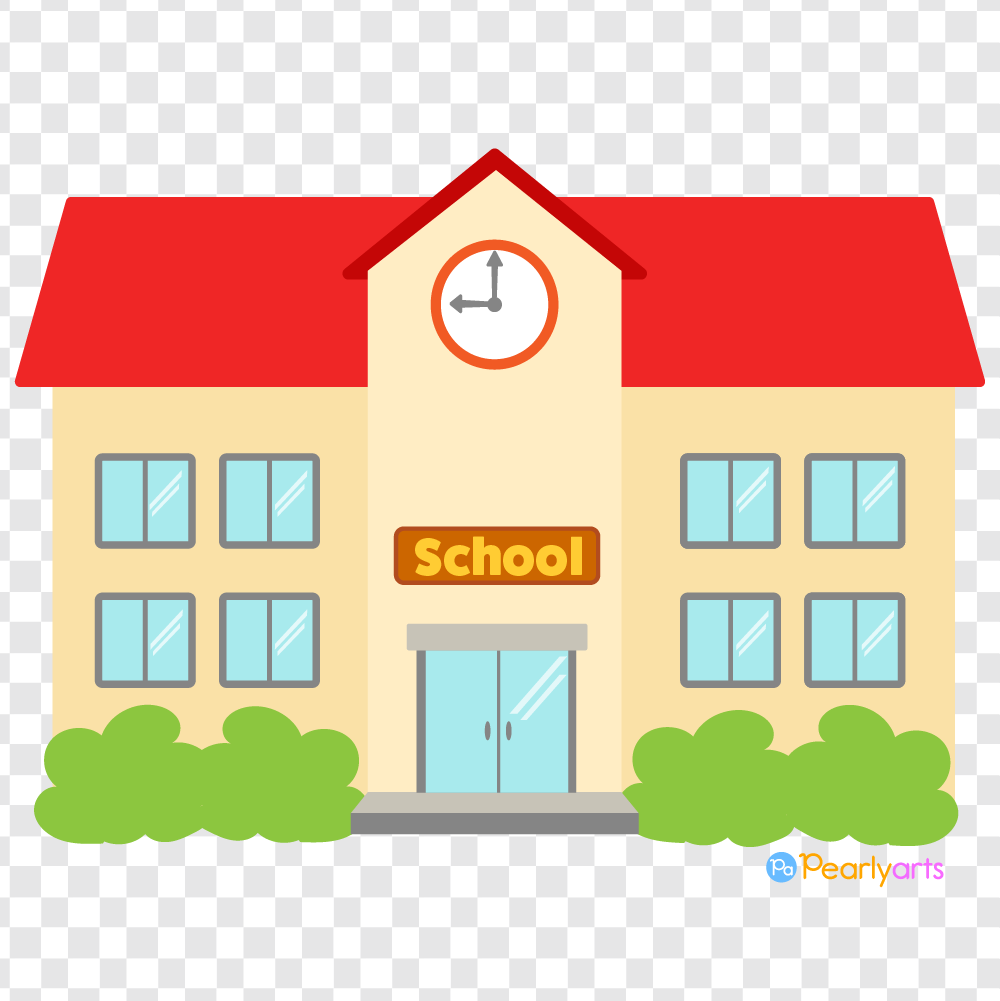 Free School Clipart WM | Pearly Arts