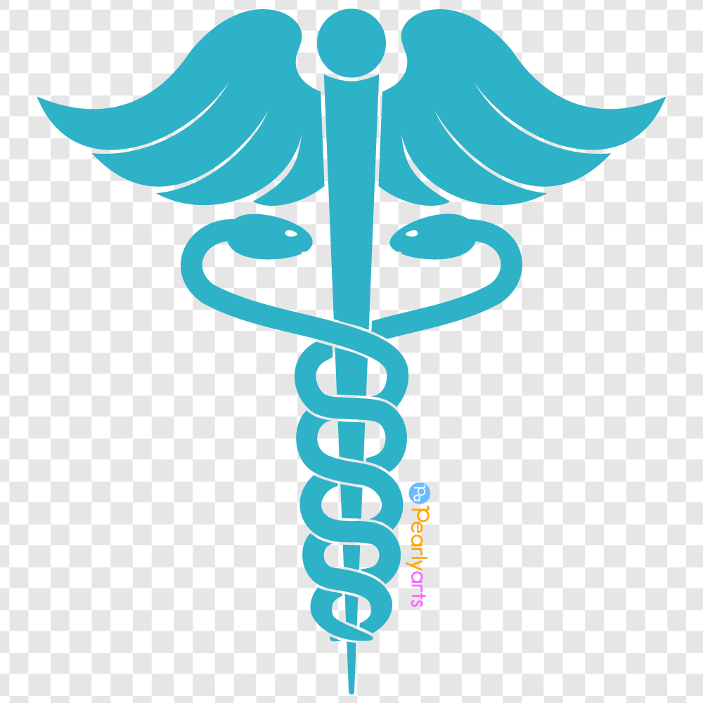 FREE Caduceus Clipart WM | Pearly Arts