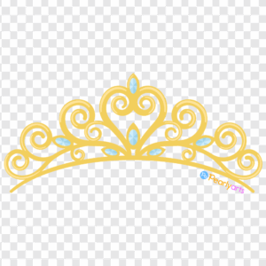 FREE Gold Tiara Clipart WM | Pearly Arts