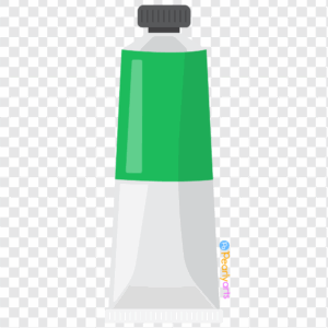 FREE Green Tube Paint Clipart WM | Pearly Arts