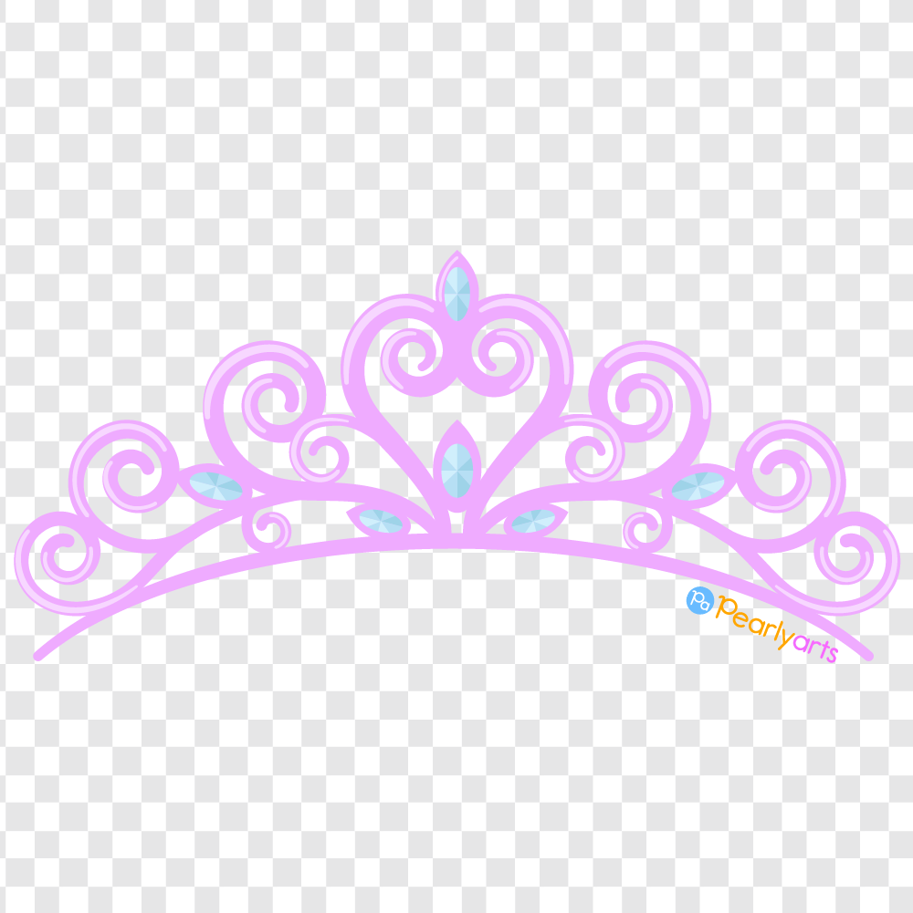 FREE Pink Tiara Clipart WM | Pearly Arts