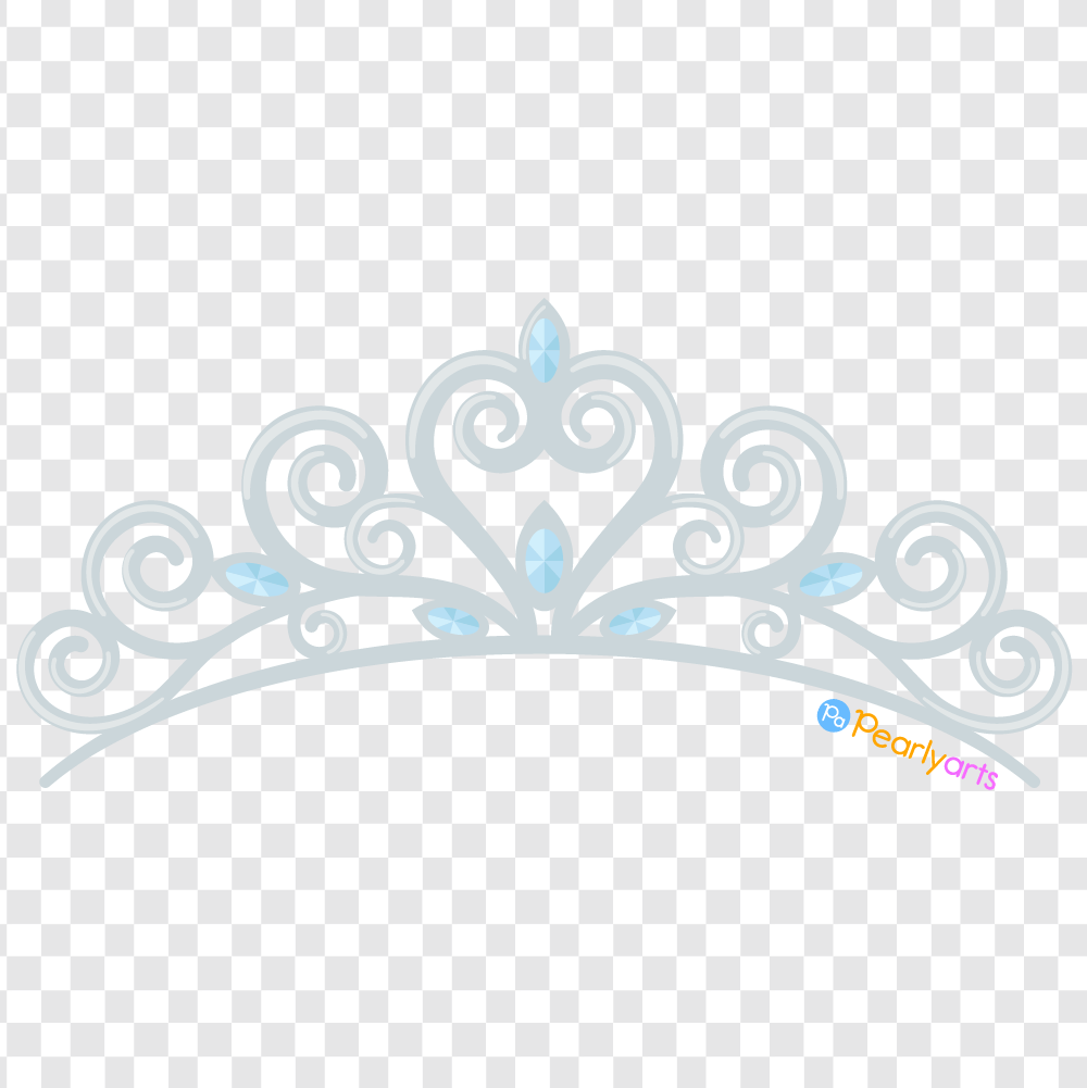 FREE Silver Tiara Clipart WM | Pearly Arts