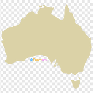 FREE Australia Map Clipart WM | Pearly Arts