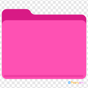 FREE Hot Pink Folder Icon Clipart WM | Pearly Arts