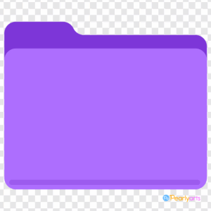 FREE Purple Folder Icon Clipart WM | Pearly Arts