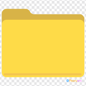FREE Yellow Folder Icon Clipart WM | Pearly Arts