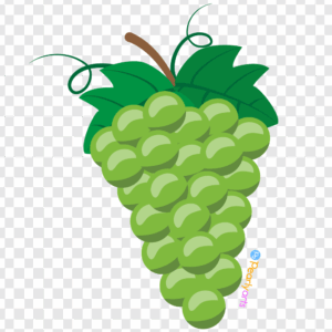 FREE Green Grapes Clipart WM | Pearly Arts