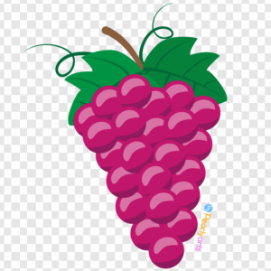 FREE Red Grapes Clipart WM | Pearly Arts