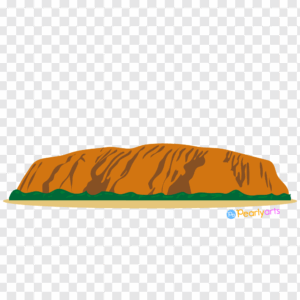 FREE Uluru Ayers Rock Clipart WM | Pearly Arts