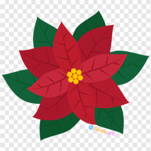 FREE Poinsettia Clipart WM | Pearly Arts
