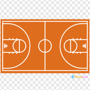 FREE Basketball Court Clipart WM | Pearly Arts