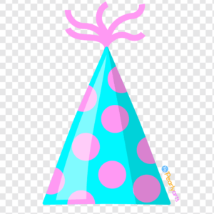 FREE Party Hat Clipart Dots WM | Pearly Arts