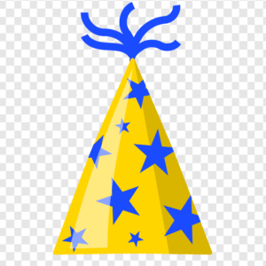 FREE Party Hat Clipart Stars WM | Pearly Arts