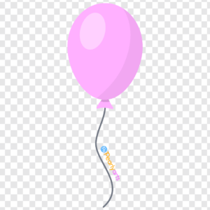 FREE Pink Balloon Clipart WM | Pearly Arts