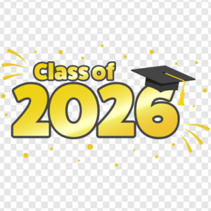 FREE Class of 2026 Graduation Clipart WM | Pearly Arts