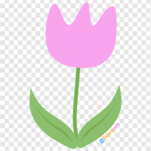 FREE Pink Spring Flower Clipart WM | Pearly Arts