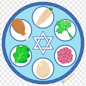 FREE Seder Plate Clipart WM | Pearly Arts
