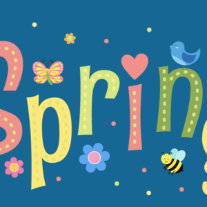 FREE Spring Clipart with background WM | Pearly Arts