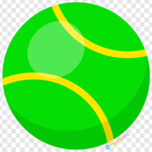 FREE Tennis Ball Clipart WM | Pearly Arts