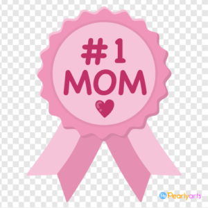 FREE #1 Mom Clipart WM | Pearly Arts