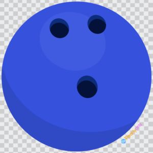 FREE Blue Bowling Ball Clipart WM | Pearly Arts
