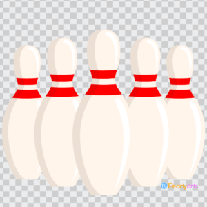 FREE Bowling Pins Clipart WM | Pearly Arts
