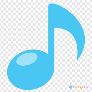 FREE Cute Eighth Note Clipart WM | Pearly Arts