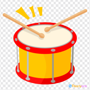 FREE Drum Clipart WM | Pearly Arts