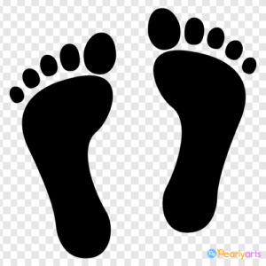 FREE Footprints Clipart WM | Pearly Arts