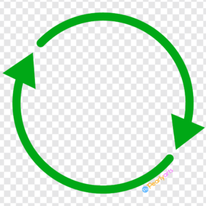FREE Green Circle Arrows Clipart WM | Pearly Arts