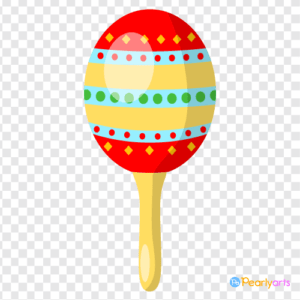 FREE Maraca Clipart WM | Pearly Arts
