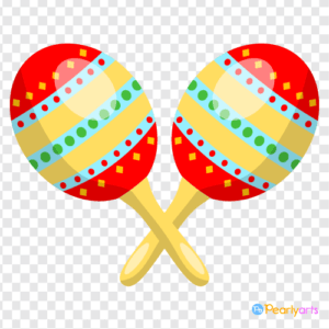 FREE Maracas Clipart WM | Pearly Arts