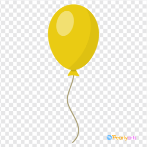 FREE Gold Balloon Clipart WM | Pearly Arts | PNG file with no background. Free for commercial and private use. NO attribution.