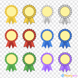 FREE Award Ribbon Clipart Collection WM | Pearly Arts