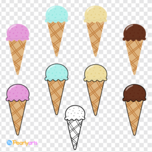 FREE Ice Cream Clipart Collection WM | Pearly Arts