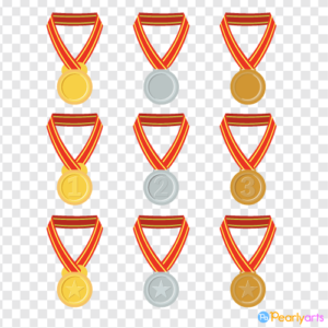 FREE Medal Clipart Collection WM | Pearly Arts