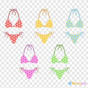 FREE Bikini Clipart Collection WM | Pearly Arts