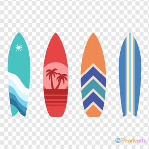 FREE Surfboard Clipart Collection WM | Pearly Arts
